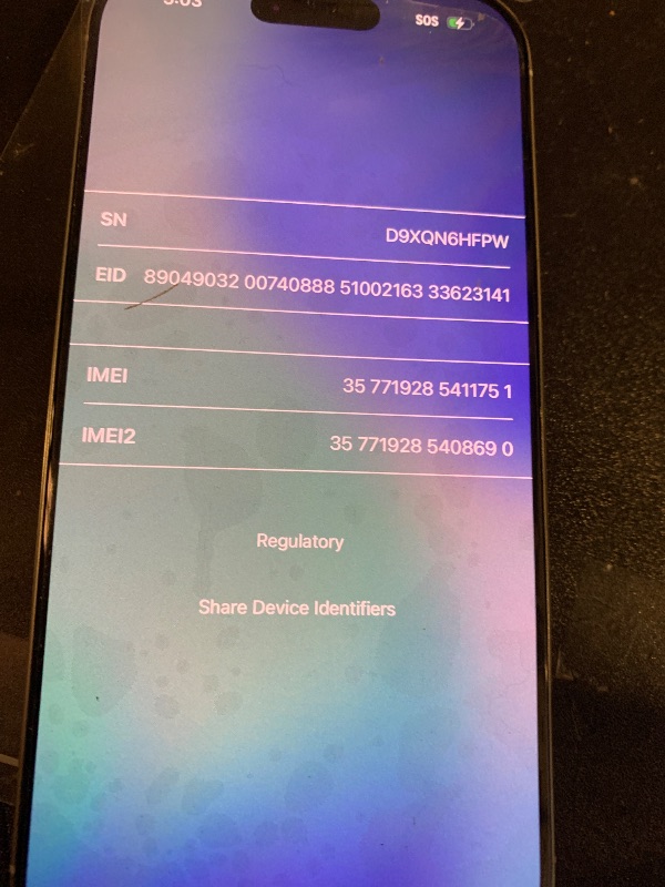 Photo 1 of Apple iPhone 15 Pro, 128GB, Natural Titanium - Unlocked (Renewed)