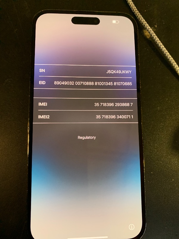 View 2 of Apple iPhone 14 Pro Max, 128GB, Space Black - Unlocked (Renewed)