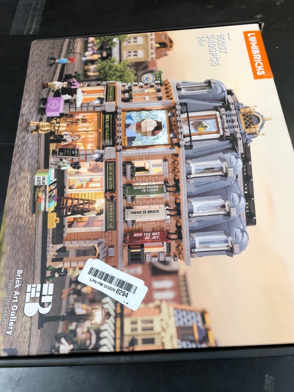 Photo 1 of Lumibricks Brick Art Gallery Lighting Building Bricks Set - Town Life City Modular Collection Kit with Minifigures 3400 Pcs for Adults & Teen & Visual Art Lovers