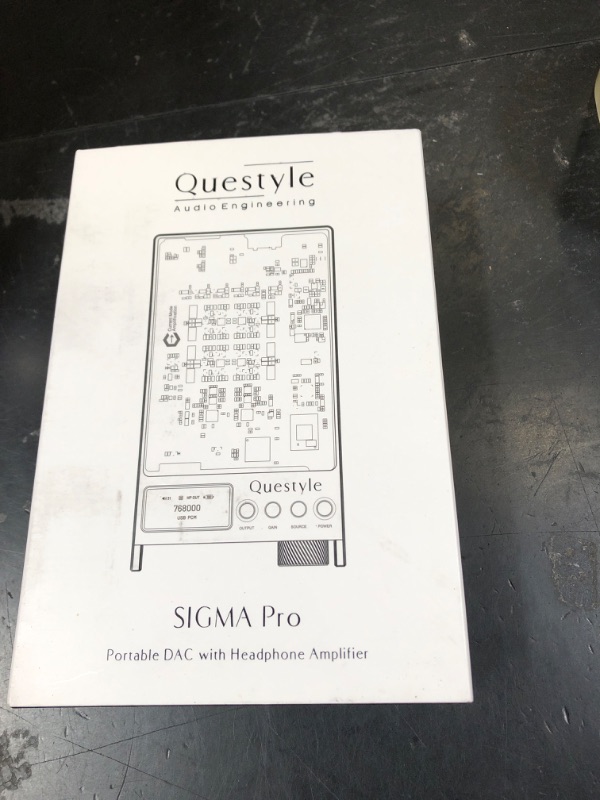 Photo 1 of SIGMA Pro Bluetooth 5.4 MFi Certified Portable DAC with Headphone Amplifier USB DAC AMP with LDAC,aptX Lossless,PCM768/DSD512 6.35mm/4.4mm/3.5mm Output for for Smartphones/PC/ Home Audio(Black)