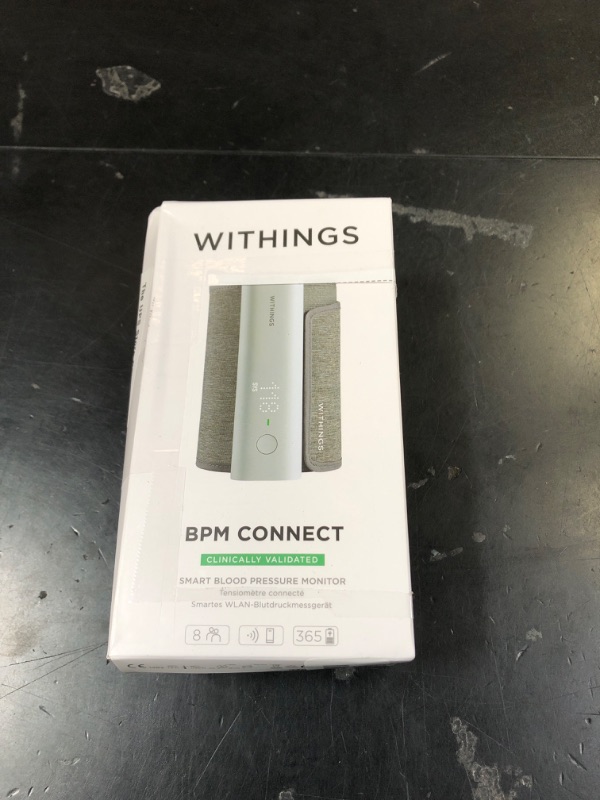Photo 1 of Withings BPM Connect - Digital Blood Pressure Cuff & Heart Rate Monitor - Blood Pressure Machine Arm Cuff, FDA Cleared, FSA/HSA Eligible, IOS & Android