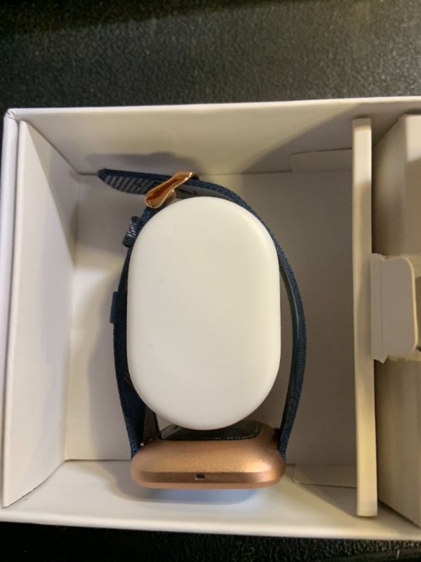 Photo 1 of Fitbit Versa 2 Special Edition Health and Fitness Smart Watch with Heart Rate, Music, Alexa Built-In, Sleep and Swim Tracking, Navy and Pink Woven/Copper Rose, One Size (S and L Bands Included), 2.3