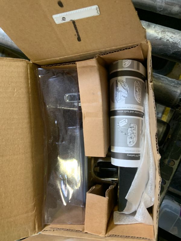 Photo 1 of Schlage Camelot Electronic Keypad Deadbolt Lock, Keyless Front Door Entry, Mechanical Key Backup Included, Aged Bronze, BE365 V CAM 716