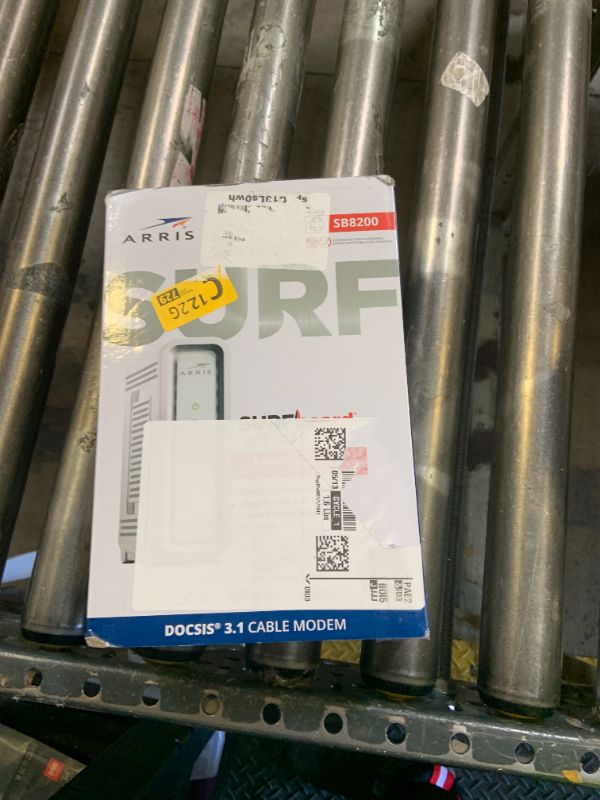 Photo 1 of ARRIS SURFboard SB8200 DOCSIS 3.1 Multi?Gig Cable Modem | 2 -1Gbps Ethernet Ports | Works with Xfinity, Cox, Spectrum | For Cable Internet Plans up to 2Gbps | Modem Only, Router Required