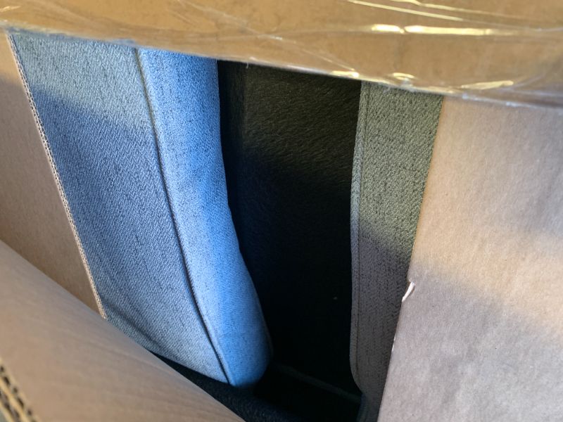 Photo 1 of Serta Tulsa 66.1" Convertible Sleeper Loveseat, Full Size, Dreamcoil Comfort, FingerGuard Pinch Point Protection, Woven Fabric, Light Grey