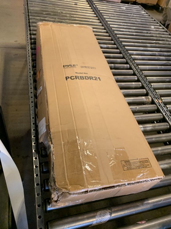 Photo 1 of Car Vehicle Curbside Driveway Ramp - 4ft Heavy Duty Rubber Threshold Bridge Track Curb Ramp, for Loading Dock, Garage, Sidewalk, Truck, Scooter, Bike, Motorcycle, Wheelchair Mobility - Pyle PCRBDR21