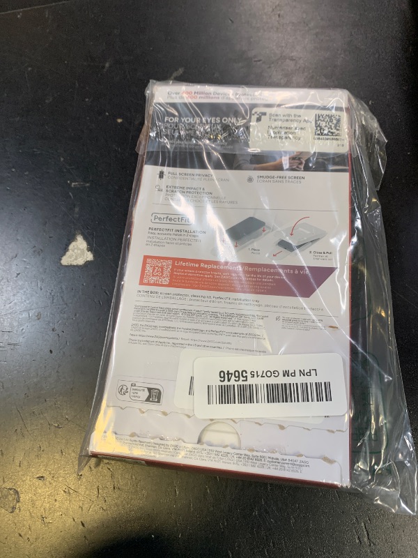 Photo 1 of ZAGG Privacy XTR Screen Protector for iPhone 17 Pro Max - 4-Way Privacy Full-Screen Filter, 5X Stronger, Fingerprint-Resistant Tempered Glass, Smooth Feel, Easy Two-Step Installation