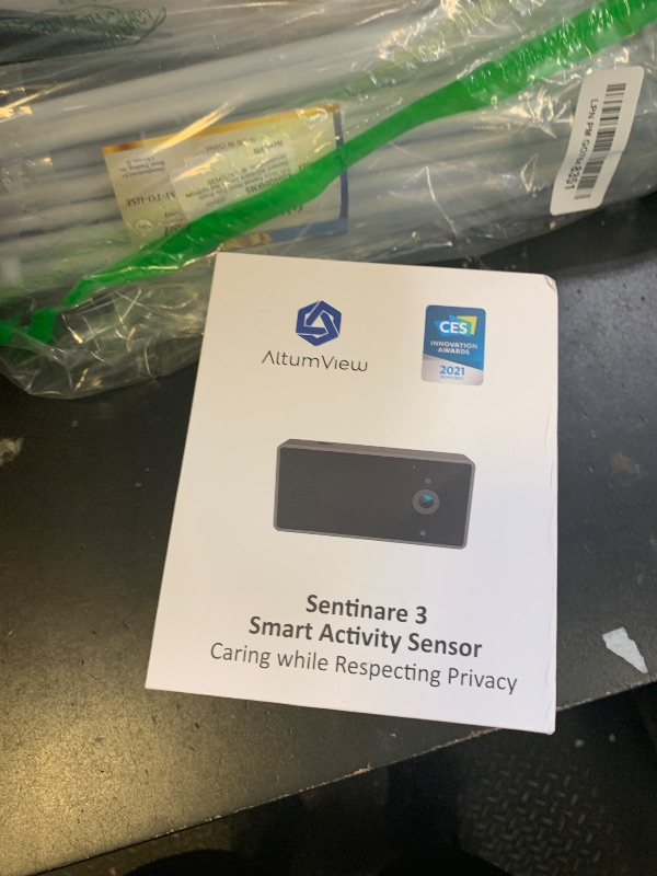 Photo 1 of AltumView Sentinare Fall Detection & Activity Sensor, Privacy-Preserving Videoless Stick Figure View, Action Statistics, Medical Alert