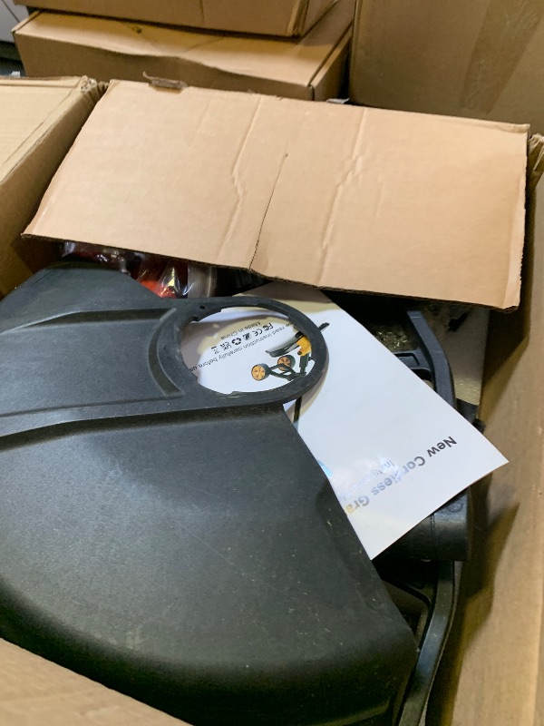 Photo 1 of Cordless String Trimmer & Lawn Edger for Dewalt 20V Battery (NO Battery), 14" Electric Weed Eater and Edger Battery Powered, 3 in 1 Lawn Tool Wheeled with 8 Pcs Grass Cutter Spool Line for Yard Garden