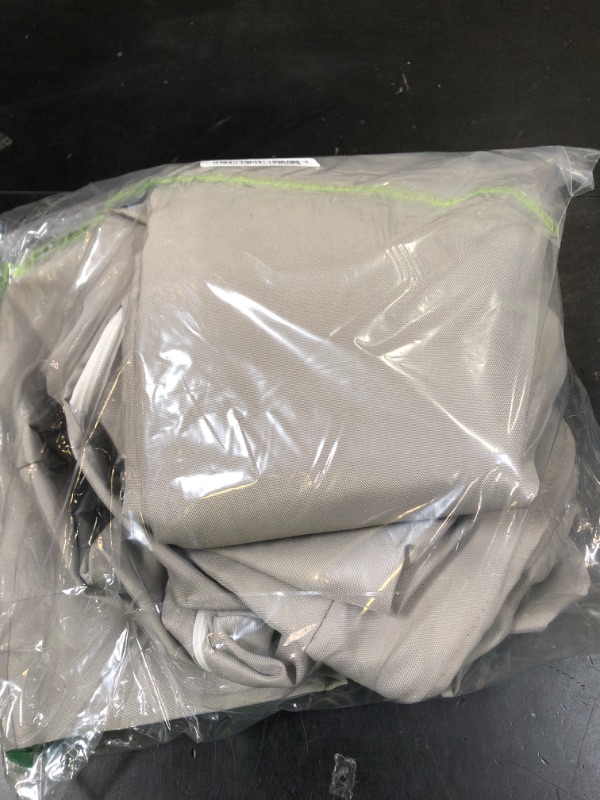 Photo 1 of Sqodok Patio Cushion Covers Replacement, Deep Seat Patio Cushions Cover Set of 4, Waterproof Seat and Back Cushions Cover for Outdoor Furniture Chair, Sofa, Couch(Grey,28"x28"x6"+28"x17"x6")