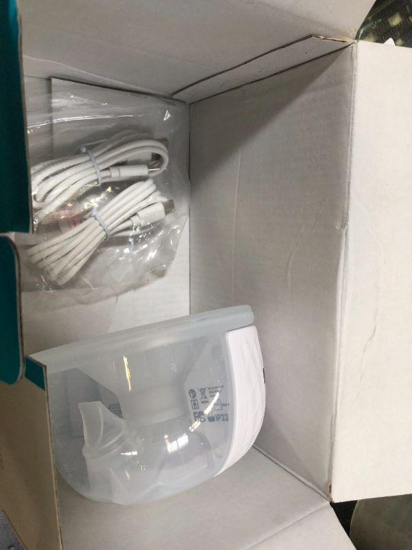 Photo 1 of Paruu P10 Hands-Free Breast Pump Wearable, 338mmHg Strong Suction, Low Noise, 4 Modes & 9 Levels, Electric Breast Pump Portable, Smart Display, 19/21/24/28mm Insert/Flange, 2 Pack (White)