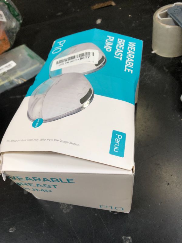 Photo 1 of Paruu P10 Hands-Free Breast Pump Wearable, 338mmHg Strong Suction, Low Noise, 4 Modes & 9 Levels, Electric Breast Pump Portable, Smart Display, 19/21/24/28mm Insert/Flange, 2 Pack (White)