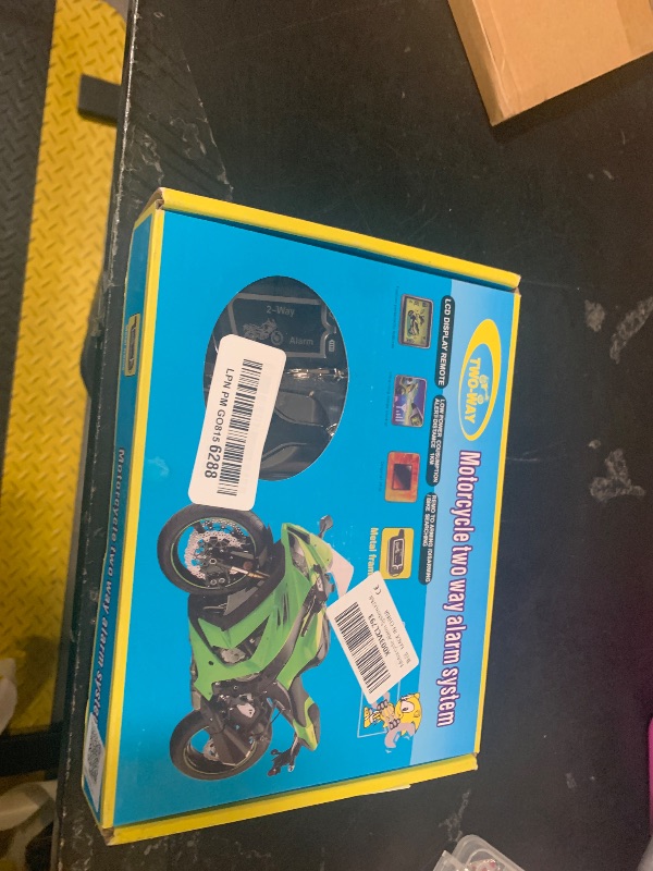 Photo 1 of Motorcycle Alarm System,KIMISS Two Way Alarm System Vibration Sound Alert LCD Remote Control Anti Theft