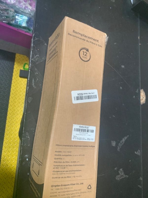 Photo 1 of Waterdrop M6RF RO Water Filter, Replacement for Waterdrop M6H Countertop Reverse Osmosis System, 12-month Lifetime