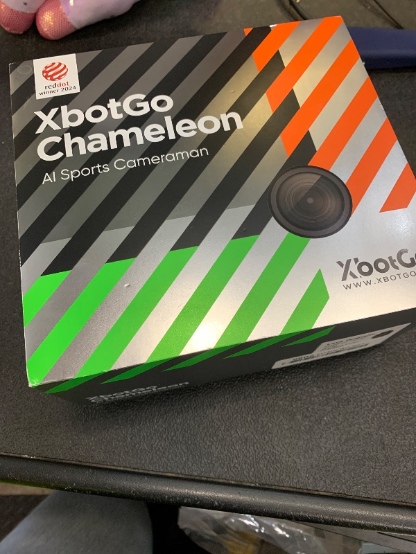Photo 1 of XbotGo Chameleon AI Auto Sports Action Camera - 4K 60FPS Soccer Camera and Basketball Tracking Camera for Team Sports, Live Streaming, No Subscription, Works with iOS & Android (Lava Graphite)