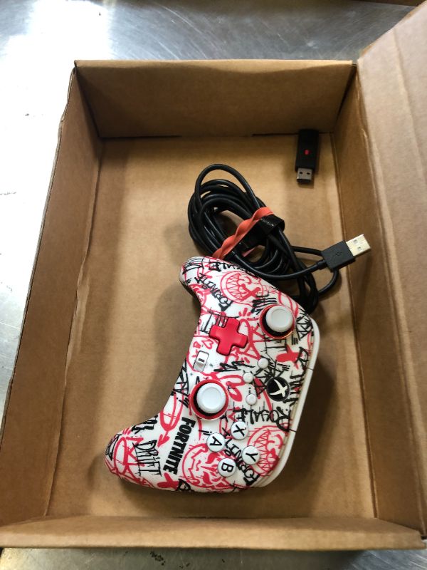 Photo 1 of PowerA Wireless Controller for Xbox Series X|S - Fortnite SE, bonus virtual item included, hall effect thumbsticks, low latency wireless, officially licensed, works with Xbox One and Windows 10/11