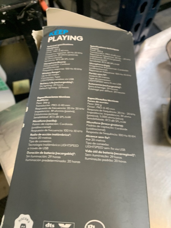 Photo 1 of Logitech G733 Lightspeed Wireless Gaming Headset, Suspension Headband, Lightsync RGB, Blue VO!CE Mic, PRO-G Audio – Black, Gaming Headset Wireless, PC, PS5, PS4, Switch Compatible