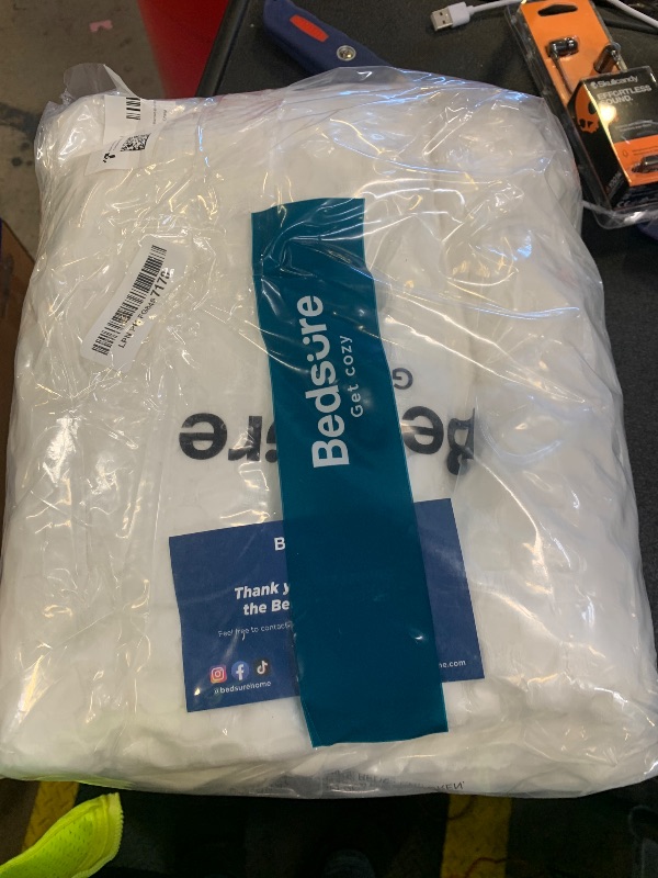 Photo 1 of Bedsure Cooling Cotton Waffle King Size Blanket - Lightweight Breathable Summer Blanket of Rayon Derived from Bamboo for Hot Sleepers, Luxury Throws for Bed, Couch and Sofa, Ivory, 104x90 Inches