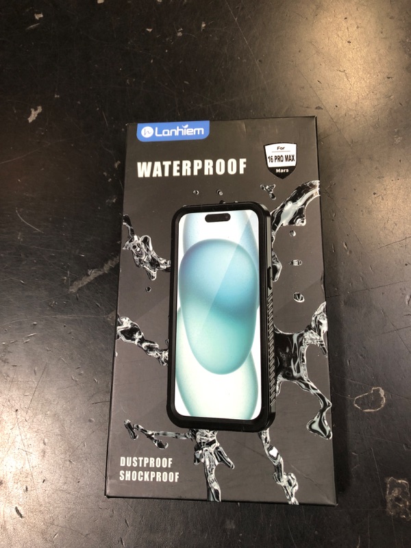 Photo 1 of Lanhiem Magnetic for iPhone 16 Pro Max Case, IP68 Waterproof Dustproof Case, [Compatible with Magsafe] [Built-in Screen Protector] Full Body Heavy Duty Rugged Phone Cover 6.9 inch, Natural