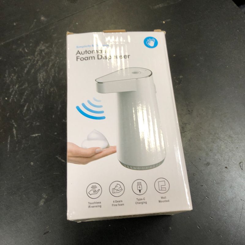 Photo 1 of 2026 Patent Edition Automatic Soap Dispenser Touchless - 300ml Liquid Soap Dispenser with IPX5 Waterproof, 4-Speed Liquid Adjustment, Type-C Charging, for Kitchen, Bathroom, Hand Washing