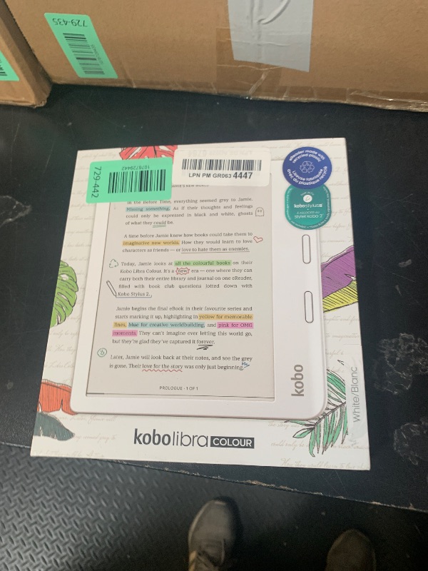 Photo 1 of Kobo Libra Colour | eReader | 7" Glare-Free Colour E Ink Kaleido 3 Display | Dark Mode Option | Audiobooks | Waterproof