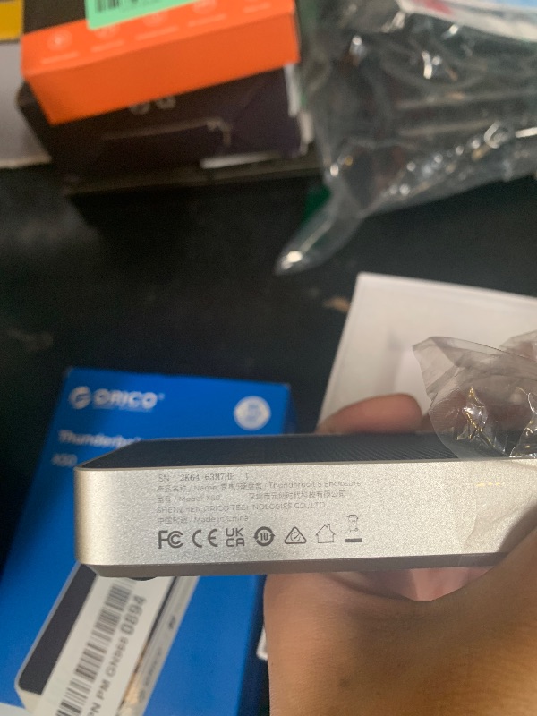 Photo 1 of ORICO 80Gbps 1TB Portable SSD, 5000MB/s R 3200MB/s W Portable Fanless Cooling Design, Aluminum Alloy, Compatible with Thunderbolt 5/4/3, Ultra-Fast External SSD, for Video Editing/Photography/Design