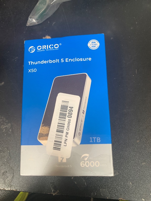 Photo 1 of ORICO 80Gbps 1TB Portable SSD, 5000MB/s R 3200MB/s W Portable Fanless Cooling Design, Aluminum Alloy, Compatible with Thunderbolt 5/4/3, Ultra-Fast External SSD, for Video Editing/Photography/Design