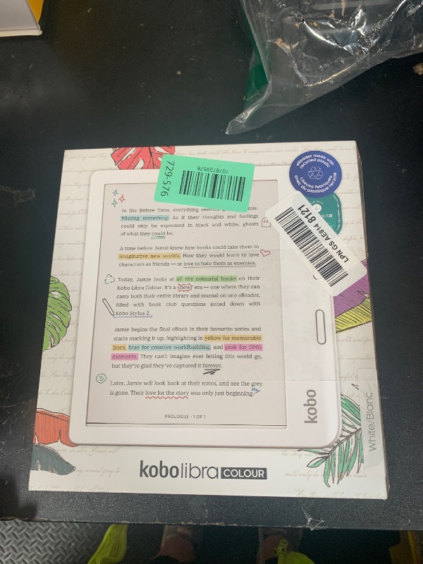 Photo 1 of Kobo Libra Colour | eReader | 7" Glare-Free Colour E Ink Kaleido 3 Display | Dark Mode Option | Audiobooks | Waterproof