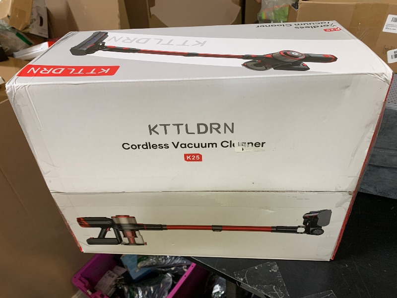 Photo 1 of KTTLDRN Cordless Vacuum Cleaner, 650W 55KPa Powerful Stick Vacuum, 70-Min Runtime, Self-Standing, Anti-Tangle Brush, OLED Display, Vacuum for Carpet, Hardwood Floors & Pet Hair