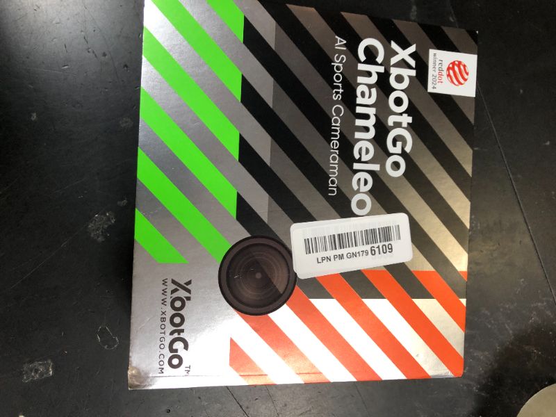 Photo 1 of XbotGo Chameleon AI Auto Sports Action Camera - 4K 60FPS Soccer Camera and Basketball Tracking Camera for Team Sports, Live Streaming, No Subscription, Works with iOS & Android (Lava Graphite)