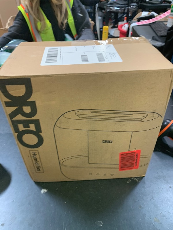 Photo 1 of Dreo Humidifiers for Bedroom, 4L Top Fill for Large Room, 36H Runtime, 28 dB Quiet Supersized Cool Mist Air Humidifier for Baby Nursery, Plants, Indoor, Night Light, Easy to Clean & Fill, White