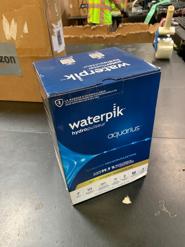 Photo 1 of Waterpik Aquarius Water Flosser For Teeth Cleaning, Gums, Braces, Dental Care, Electric Power With 10 Settings, 7 Tips For Multiple Users And Needs, ADA Accepted, Black WP-662, Packaging May Vary