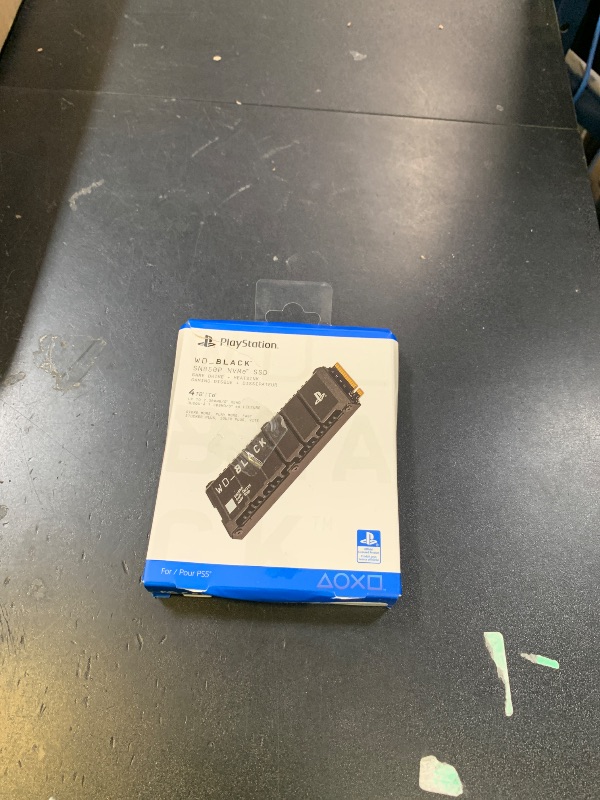 Photo 1 of WD_BLACK 4TB SN850P NVMe M.2 SSD Officially Licensed Storage Expansion for PS5 Consoles, up to 7,300MB/s, with heatsink - WDBBYV0040BNC-WRSN,Black