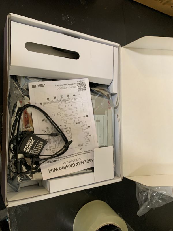 Photo 1 of ASUS B650E MAX Gaming WiFi AMD B650 ATX Motherboard, DDR5, PCIe 5.0 Ready, 3X M.2 Slots, Wi-Fi 6E, Realtek 2.5Gb Ethernet, DisplayPort, HDMI™, USB 10Gbps Type-A & Type-C®, BIOS Flashback™, Aura Sync