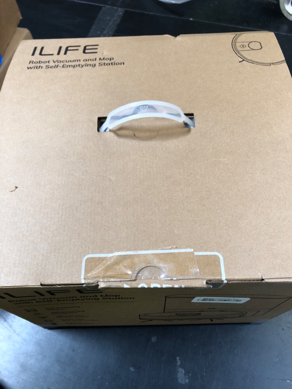 Photo 1 of ILIFE A12 Pro Robot Vacuum and Mop Combo, Self Emptying Station for 60 Days, LiDAR Navigation, Home Mapping, No-Go Zones, 2.4G WiFi/App/Alexa/Remote Control, for Hard Floors, 110V