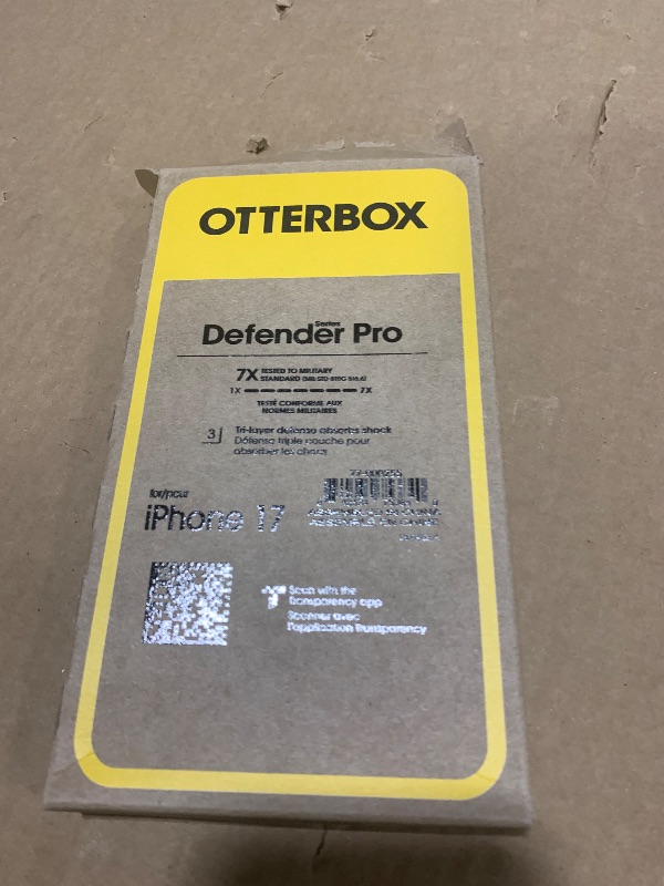 Photo 1 of OtterBox iPhone 17 Defender Pro Series Case - Black - Tough, Rugged & Durable iPhone Case, Snaps on MagSafe