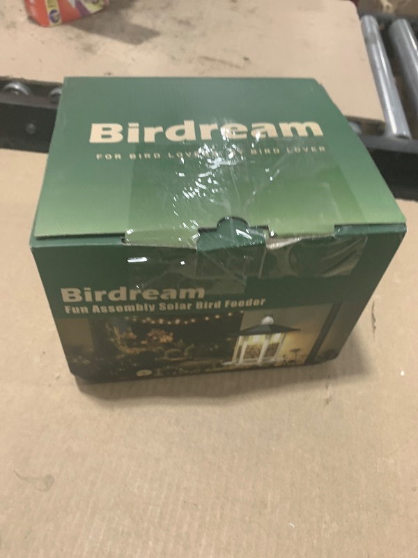 Photo 1 of Birdream 2 Pack Solar Bird Feeders for Outdoors Hanging, Assembly Required, 1-Min Easy Setup, Wild Seed Feeders for Cardinals Chickadees and Finches