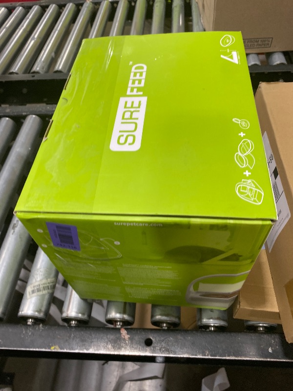 Photo 1 of Sure Petcare -SureFlap - SureFeed - Microchip Pet Feeder - Selective-Automatic Pet Feeder Makes Meal Times Stress-Free, Suitable for Both Wet and Dry Food - MPF001