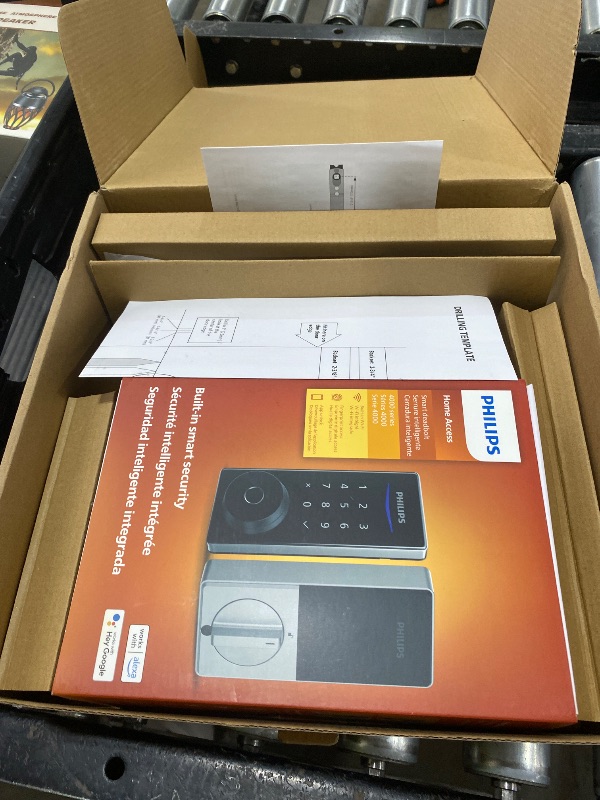 Photo 1 of Philips WiFi Smart Lock with Front Door Handle Set, Built-in WiFi, APP Remote & Voice Control, Fingerprint Keyless Entry Door Lock, Keypad Deadbolt Smart Locks for Front Door, Auto-Lock, Satin Nickel