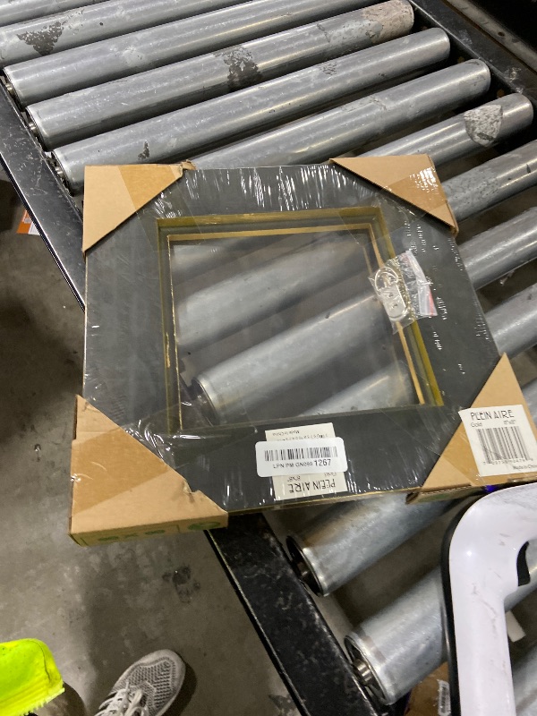 Photo 1 of Creative Mark Plein Air Style Frame, Hand Leafed Gold, 8x8-2.75" Wide Moulding with 1/2" Rabbet Depth, Open Back W/O Glazing, Museum Quality, For Art Panels, Stretched Canvas, Pictures & More