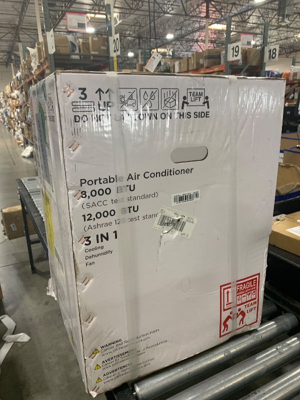 Photo 1 of Humhold 12000 BTU Portable Air Conditioners with Remote Control, 3-in-1 Free Standing Cooling AC Unit with Fan & Dehumidifier, Cools Room up to 500 sq.ft, Smart/Sleep Mode,3 Speed,24H Timer,Window Kit