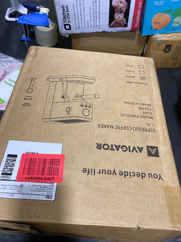Photo 1 of avigator 20 Bar Espresso Machine, Compact Coffee Maker with Milk Frother, Espresso Maker with 50oz Removable Water Tank for Home & Office, Coffee Machine for Cappuccino & Latte
