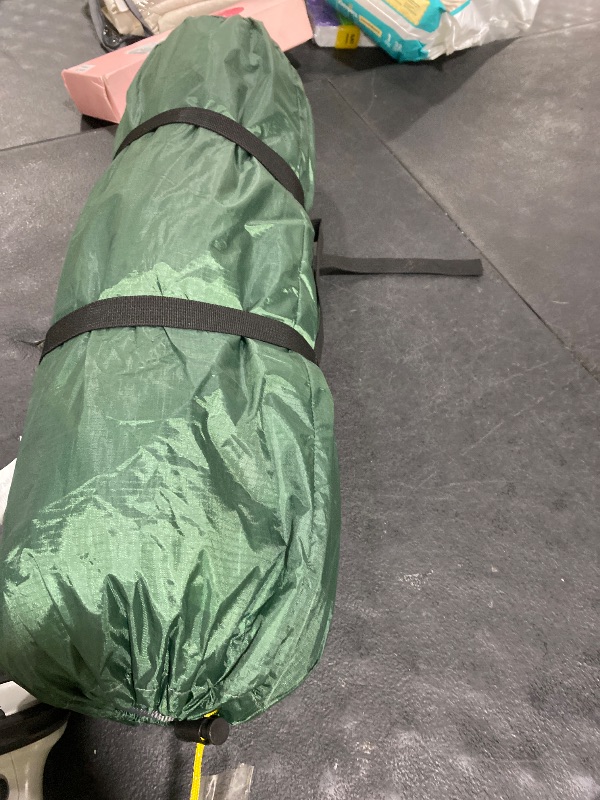 Photo 1 of 2 Person Backpacking Tent, Waterproof Windproof Two Person Tent, Lightweight Easy Setup 2 Man Tent for Camping, Hiking, Biking, Cycling, Motorbiking, Mountaineering - Green