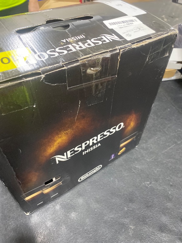 Photo 1 of Nespresso Inissia Espresso Machine by De'Longhi,24 oz, Black