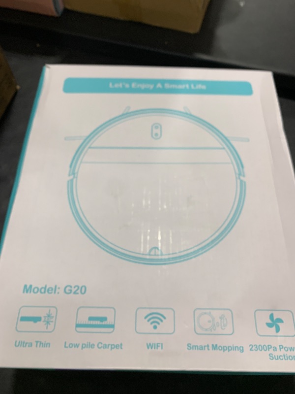 View 2 of Kilgone Robot Vacuum and Mop Combo for Pet Hair & Homes - App/Voice Control, Tangle-Free Suction & Smart 3D Avoidance, Ultra-Slim & Quiet, Self-Charging for Hard Floors and Low-Pile Carpet