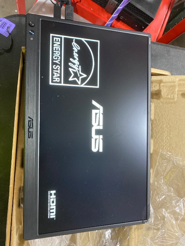 Photo 1 of ASUS ZenScreen 15.6” Portable Monitor for Laptop (MB169CK) - Dual USB-C, Mini-HDMI, Plug & Play External Screen for Travel Dual Setup, Full HD, IPS, Anti-Glare Surface, 360° Kickstand, 3yr Warranty
