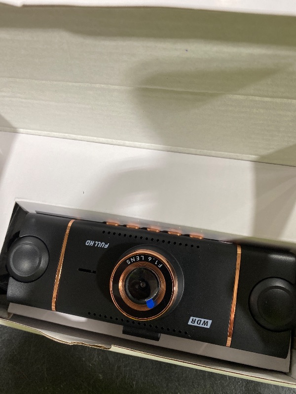 Photo 1 of 4K+1080P*3 FHD Car Camera, 4 Channel 360° Dash Cam Front Rear Inside & Left Right, 5GHz WiFi & App Control, 24H Parking Mode, G-Sensor, 8 IR Lamps Night Vision, Loop Recording, Includes 64GB SD Card
