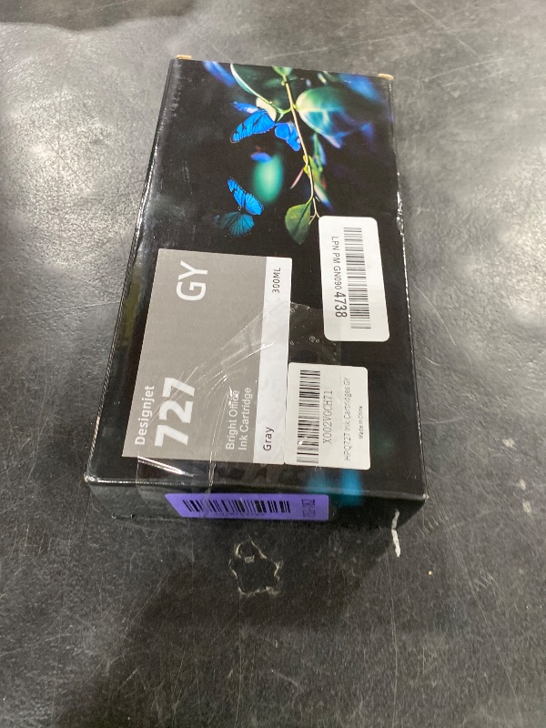Photo 1 of KSUMEI Gray Ink Cartridge 300ml Compatible for HP 727 Dye Ink for HP DesignJet T920 T930 T1500 T1530 T2500 T2530