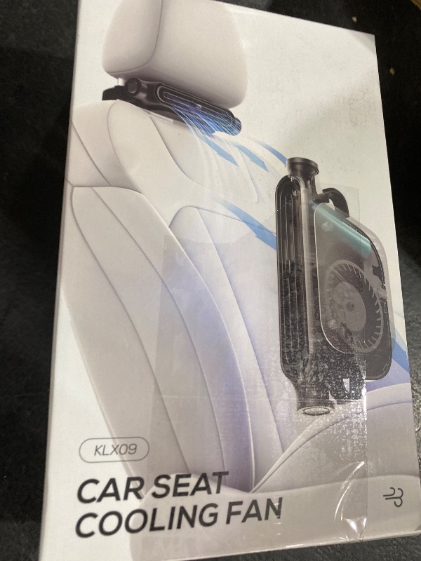 Photo 1 of Car Seat Fan for Driver & Backseat - 2026 Upgraded Mini Portable USB Back Cooling Fan Kids Baby Quiet headrest Neck Fan Accessories with 3 Adjustable Wind Speeds for Almost Vehicle Jeep Van RV Truck