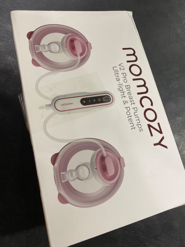 Photo 1 of Momcozy Wearable Breast Pump V2 Pro Ultra-Lightweight, Double Electric Breast Pump Hands-Free & Portable Pump with Upgraded Flange, Quiet & Leak-Proof Electric Pump for Pumping Moms